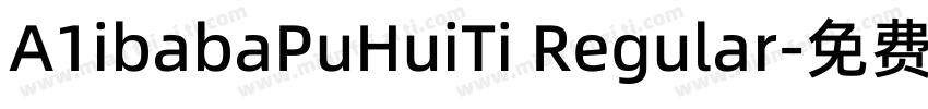 A1ibabaPuHuiTi Regular字体转换